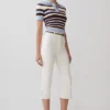 Mary Denim Capris – Vit Mary Denim Capris – Vit