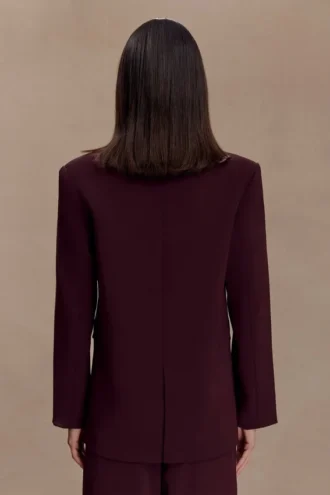 Mateo Oversized Blazer – Mahogany