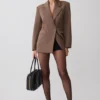 Mateo oversized-kavaj – kakaobrun Mateo oversized-kavaj – kakaobrun