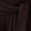 Mattais bouclé-stickade byxor – mörk choklad Mattais bouclé-stickade byxor – mörk choklad