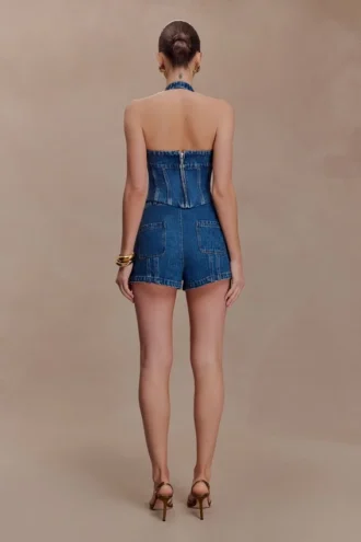 Meadow Denim Shorts – mörkblå Meadow Denim Shorts – mörkblå