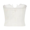 Melany Applikationsbustier i Denim – Vit Melany Applikationsbustier i Denim – Vit
