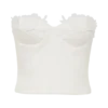 Melany Applikationsbustier i Denim – Vit Melany Applikationsbustier i Denim – Vit