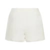 Melody linneShorts med spets – Vit
