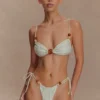Memphis bikinibotten med pärlor – mint Memphis bikinibotten med pärlor – mint