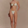 Memphis bikinitopp med pärlor – mint Memphis bikinitopp med pärlor – mint