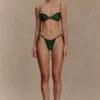 Memphis bikinitrosa med pärlor – grön Memphis bikinitrosa med pärlor – grön