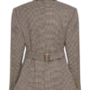 Mila formad kavaj – Tan Check Mila formad kavaj – Tan Check