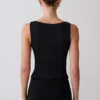 Millie Twist ärmlös topp – svart Millie Twist ärmlös topp – svart