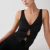 Millie Twist ärmlös topp – svart Millie Twist ärmlös topp – svart