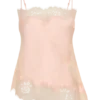 Miriam satin- och spetslinne – persika Miriam satin- och spetslinne – persika