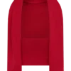 Misty Halter rygglös stickad topp – röd Misty Halter rygglös stickad topp – röd