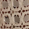 Noel midikjol i spegelstickat – beige