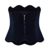Oakley strapless Denim top med vågig kant – indigoblå Oakley strapless Denim top med vågig kant – indigoblå