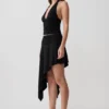 Talise Modal Hankie Midi-kjol – Svart Talise Modal Hankie Midi-kjol – Svart