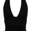 Peregrine Modal rynkad halterneck-top – Svart Peregrine Modal rynkad halterneck-top – Svart