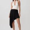 Peregrine Modal rynkad halterneck-top – Vit Peregrine Modal rynkad halterneck-top – Vit