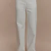 Rayne Denim-jeans med vida ben – vit Rayne Denim-jeans med vida ben – vit