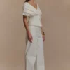 Rayne off-shoulder-Denim-Top – vit Rayne off-shoulder-Denim-Top – vit