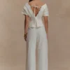 Rayne off-shoulder-Denim-Top – vit Rayne off-shoulder-Denim-Top – vit