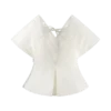 Rayne off-shoulder-Denim-Top – vit Rayne off-shoulder-Denim-Top – vit