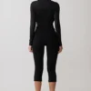 Ren Cowl långärmad slinky bodysuit – svart Ren Cowl långärmad slinky bodysuit – svart