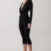 Ren Cowl långärmad slinky bodysuit – svart Ren Cowl långärmad slinky bodysuit – svart