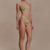 Robyn triangel-bikinitopp med pärlor – salvia Robyn triangel-bikinitopp med pärlor – salvia
