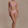 Robyn triangel-bikinitopp med pärlor – rosa Robyn triangel-bikinitopp med pärlor – rosa