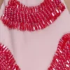 Robyn triangel-bikinitopp med pärlor – rosa Robyn triangel-bikinitopp med pärlor – rosa