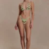 Robyn triangel-bikinitopp med pärlor – salvia Robyn triangel-bikinitopp med pärlor – salvia