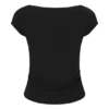 Romana kortärmad mesh-top – svart Romana kortärmad mesh-top – svart