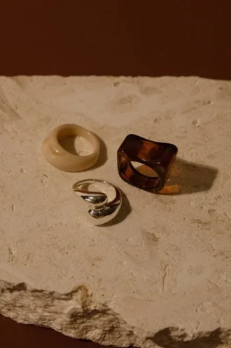 Romeo 3-delat ringset – silver Romeo 3-delat ringset – silver