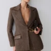Romy Suiting Shorts – fiskbensmönster Romy Suiting Shorts – fiskbensmönster