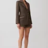 Romy Suiting Shorts – fiskbensmönster Romy Suiting Shorts – fiskbensmönster