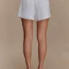 Scout linneShorts med bälte – Vita Scout linneShorts med bälte – Vita