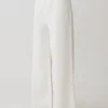 Shae-Denim-jeans med vida ben – Vit Shae-Denim-jeans med vida ben – Vit