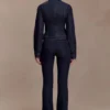 Cierra Cinched Jacket Top – tvättad indigoblå