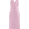 Simona halterneck-midiklänning – Blush Pink Simona halterneck-midiklänning – Blush Pink