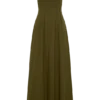 Sofie Pintuck linne maxiklänning – khaki Sofie Pintuck linne maxiklänning – khaki