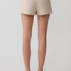 Solenne kostymshorts – Natural Marle Solenne kostymshorts – Natural Marle