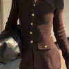 Suzie ribbad långärmad lång topp – choklad Suzie ribbad långärmad lång topp – choklad