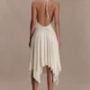 Sylvie Modal Hankie Midi-klänning – Elfenben Sylvie Modal Hankie Midi-klänning – Elfenben