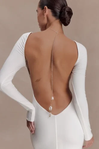 Tallulah Pearl Wrap Chain – Guld Tallulah Pearl Wrap Chain – Guld