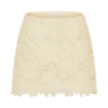 Tessa Broderie minikjol – citron Tessa Broderie minikjol – citron