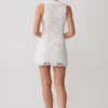 Tessa Broderie minikjol – Vit Tessa Broderie minikjol – Vit