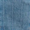 Tully axelbandslös topp med synliga sömmar i Denim – 80-talsblå