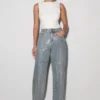 Tyla Diamante-Denim-jeans – blå/grön Tyla Diamante-Denim-jeans – blå/grön