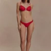 Tyler Cheeky bikinibotten – röd Tyler Cheeky bikinibotten – röd
