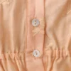 Vivian broderad ärmlös topp – orange Vivian broderad ärmlös topp – orange